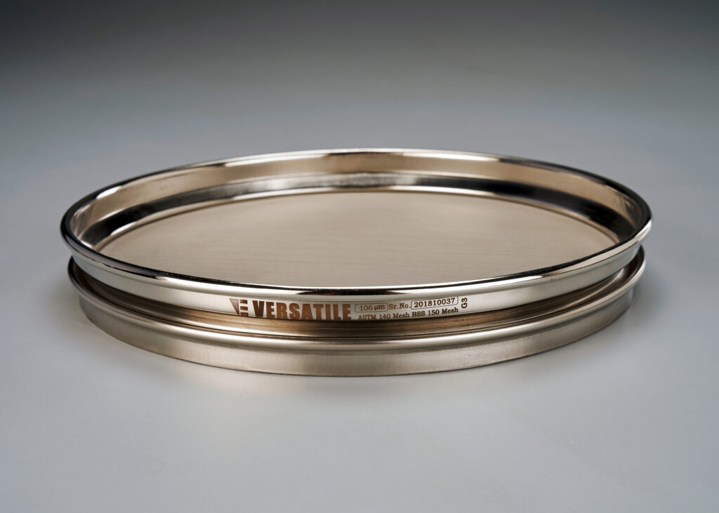 106 micron ASTM E11 Compliant Test Sieve | 8″ Dia, Half Height (ISO 3310-1)