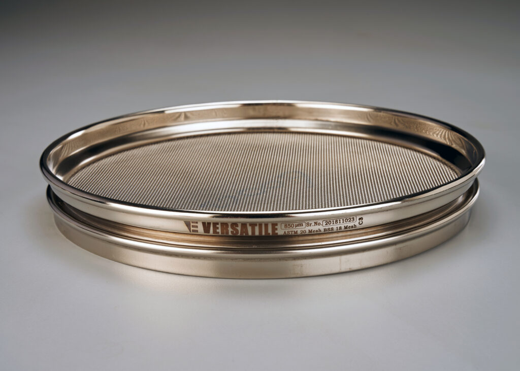 850 micron ASTM E11 Compliant Test Sieve | 8″ Dia, Half Height (ISO 3310-1)