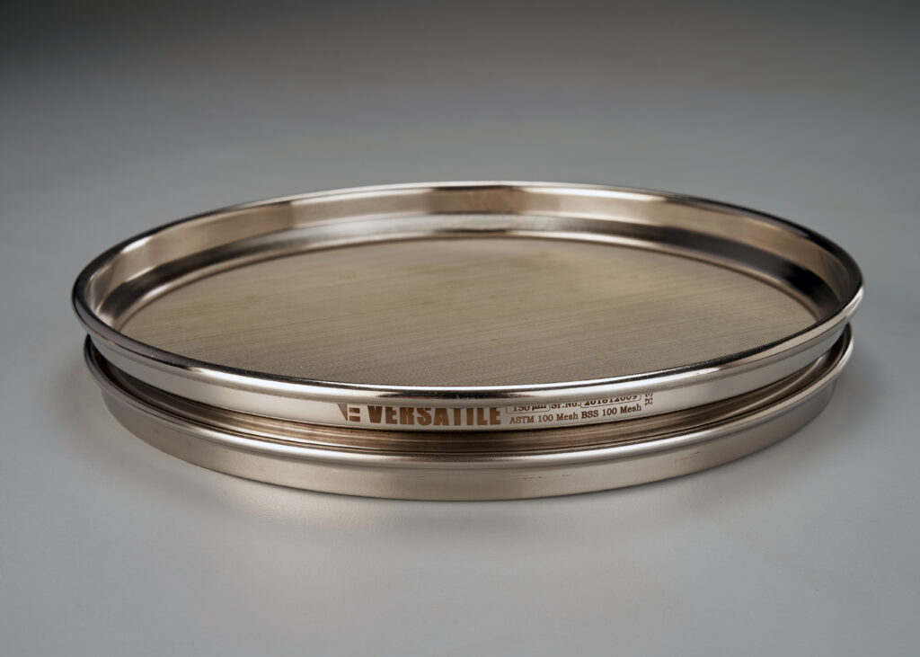 150 micron ASTM E11 Compliant Test Sieve | 8″ Dia, Half Height (ISO 3310-1)