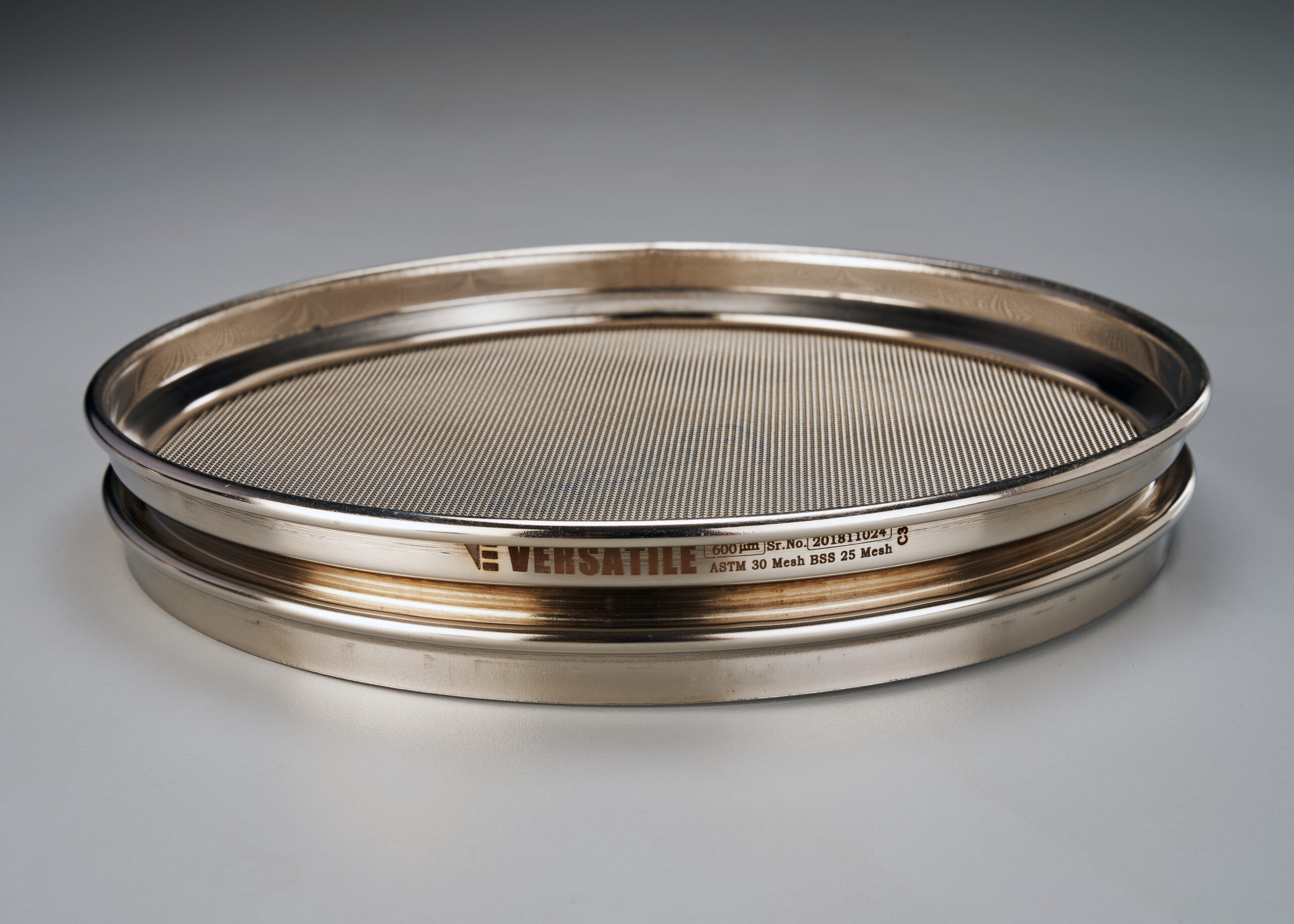 600 micron ASTM E11 Compliant Test Sieve | 8″ Dia, Half Height (ISO 3310-1)