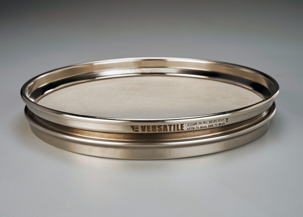 212 micron ASTM E11 Compliance Test Sieve | 8″ Dia, Half Height (ISO 3310-1)